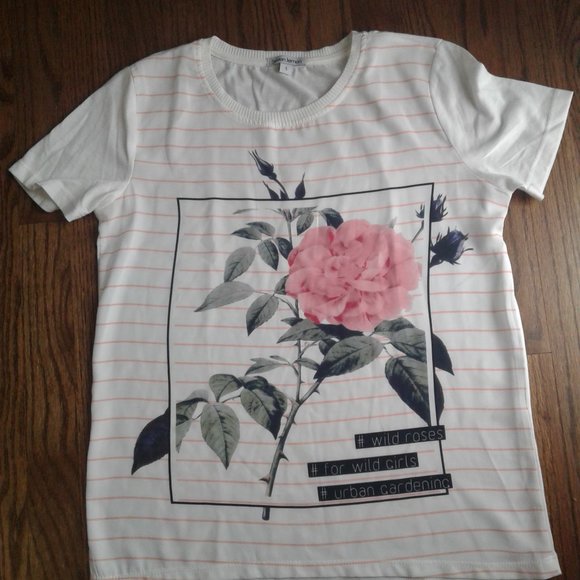 Seven Lemon floral T-shirt size S - Picture 2 of 5